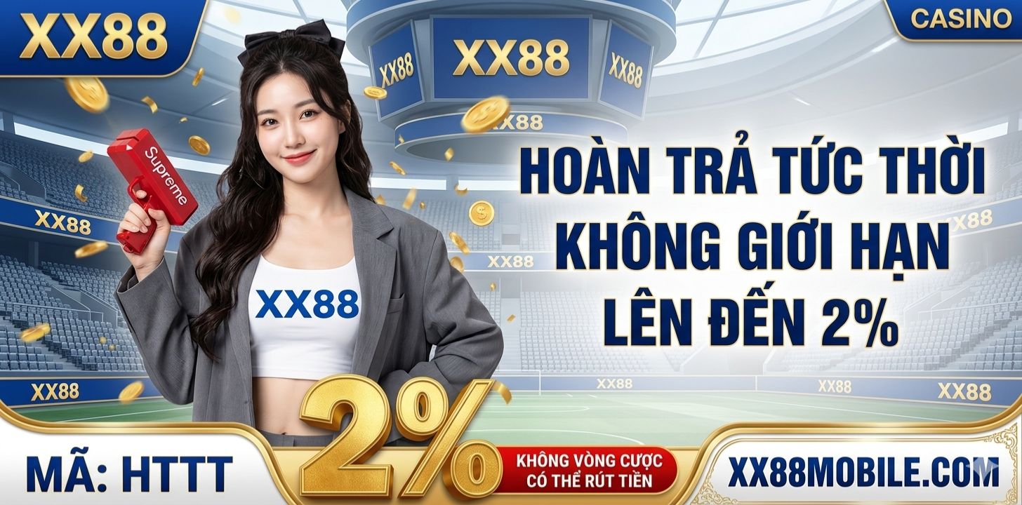 banner hoàn tiền XX88